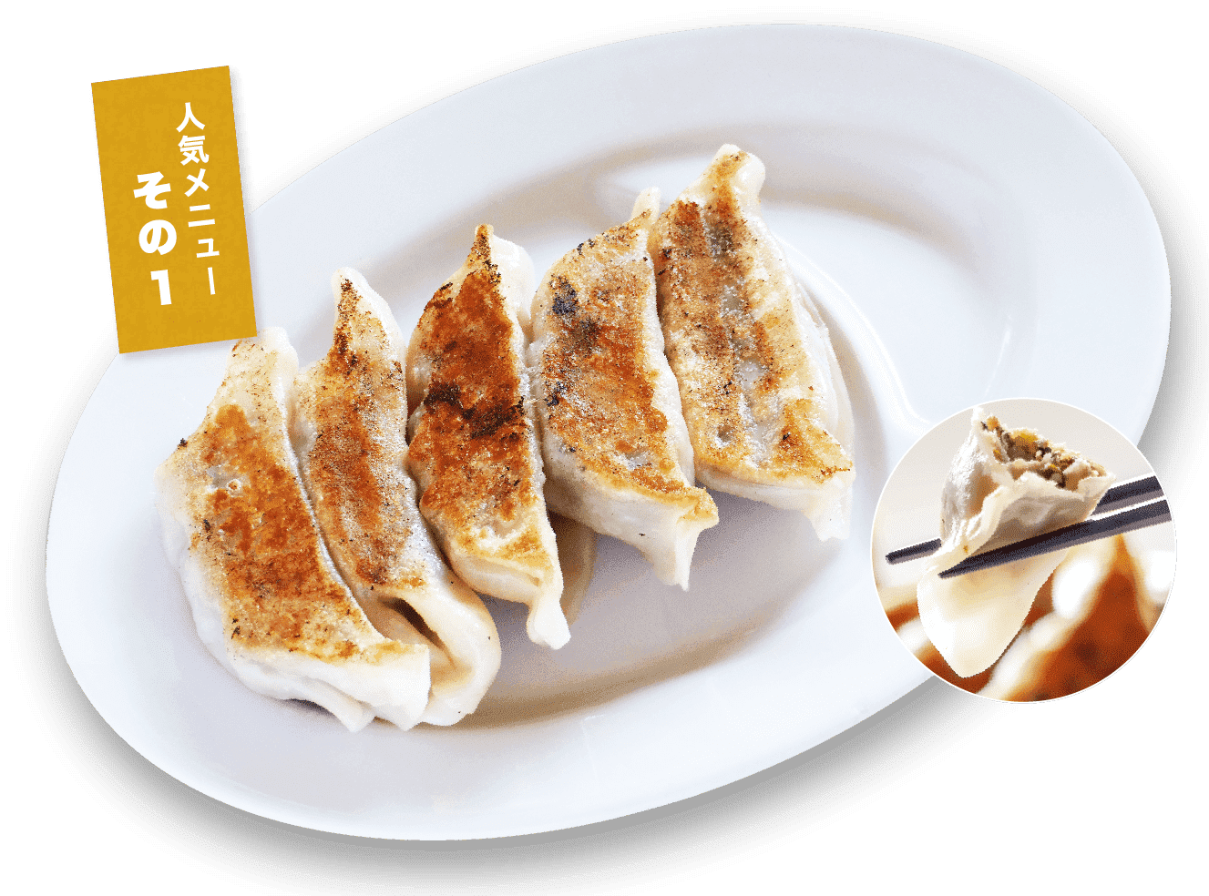 焼き餃子の写真